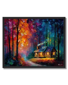 COZY CABIN FALL - FRAMED