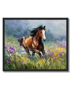 HORSE MEADOW FREEDOM - FRAMED