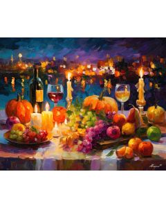 CANDLELIT AUTUMN TABLE