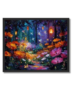 FAIRY GARDEN HIDEAWAY - FRAMED