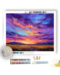 GOLDEN PRAIRIE SKY - Paint by Numbers Full Kit