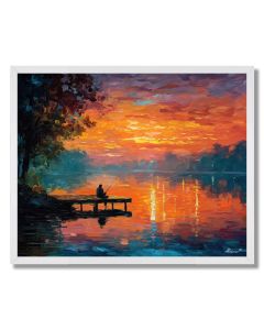 LAKEFRONT SERENITY - FRAMED