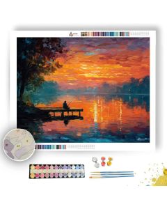 LAKEFRONT SERENITY - Paint by Numbers Full Kit