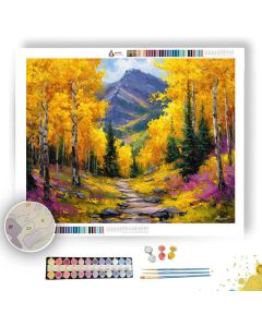 ASPEN AUTUMN TRAIL - Paint by Numbers Full Kit