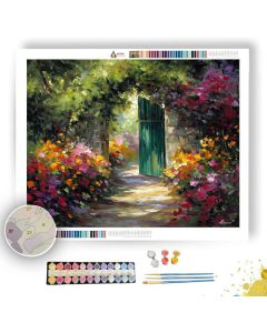 SECRET GARDEN GATE - Paint by Numbers Full Kit