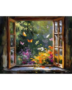 COTTAGE WINDOW VIEW