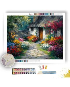 COUNTRY GARDEN PATH - Paint by Numbers Full Kit