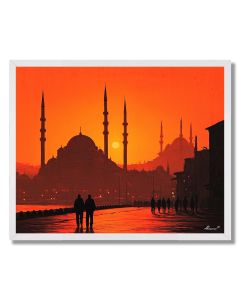ISTANBUL EVENING CALL - FRAMED