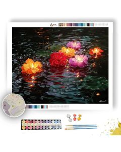 THAI LOY KRATHONG - Paint by Numbers Full Kit