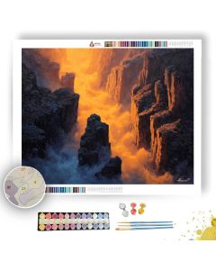CHINESE GORGE LIGHT - Paint by Numbers Full Kit