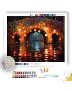 VIETNAMESE FESTIVAL BRIDGE - Paint by Numbers Full Kit