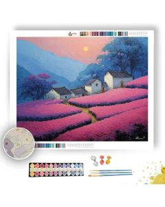 CHINESE HILLSIDE LIGHT - Paint by Numbers Full Kit