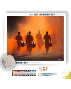 THAI STREET PARADE - Paint by Numbers Full Kit