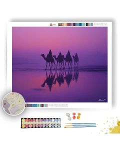 INDIAN DESERT TWILIGHT - Paint by Numbers Full Kit