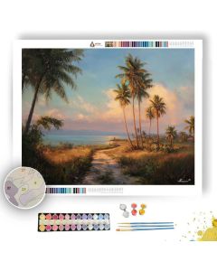 THAI COAST ROAD - Paint by Numbers Full Kit