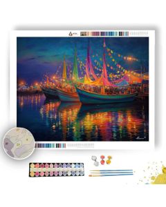 MALAYSIAN COAST CELEBRATION - Paint by Numbers Full Kit