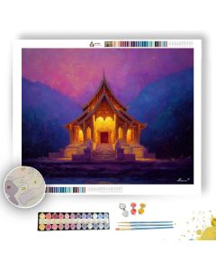 THAI HILL TEMPLE - Paint by Numbers Full Kit