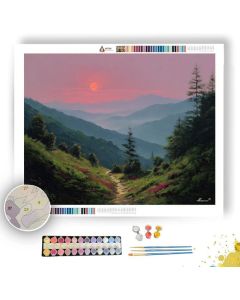 CHINESE HILL PATH - Paint by Numbers Full Kit