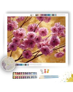 JAPANESE BLOSSOM SHADOW - Paint by Numbers Full Kit