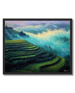 VIETNAMESE CLOUD RICE - FRAMED