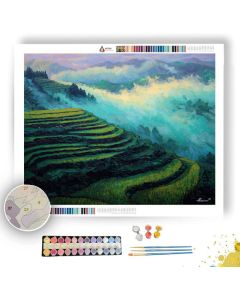 VIETNAMESE CLOUD RICE - Paint by Numbers Full Kit