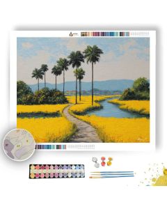 VIETNAM SUN ROAD - Paint by Numbers Full Kit