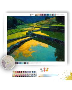 VIETNAMESE TERRACE LIGHT - Paint by Numbers Full Kit