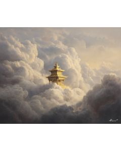 HIMALAYAN TEMPLE SKY