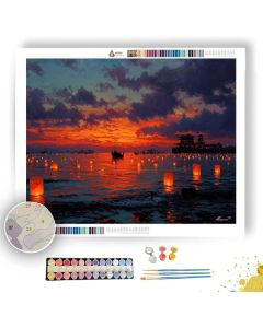 ASIAN HORIZON OF LIGHT - Paint by Numbers Full Kit
