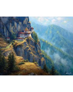 BHUTANESE MONASTERY LIGHT