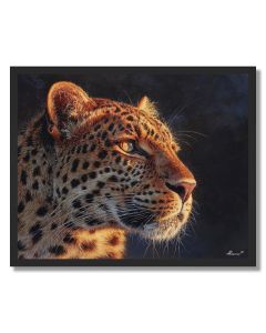 SUNLIT LEOPARD - FRAMED