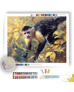 MONKEY IN SUNLIGHT - Paint by Numbers Full Kit
