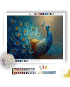 PEACOCK HORIZON - Paint by Numbers Full Kit