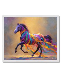 HORSE FESTIVAL LIGHT - FRAMED