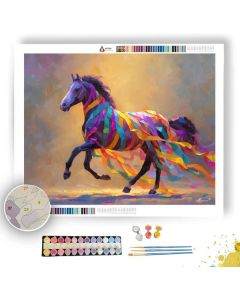 HORSE FESTIVAL LIGHT - Paint by Numbers Full Kit