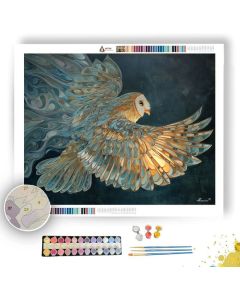 OWL NIGHT FLIGHT - Paint by Numbers Full Kit