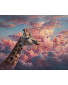 GIRAFFE IN TWILIGHT