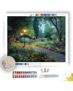 CHRISTCHURCH GARDEN EVENING - Paint by Numbers Full Kit