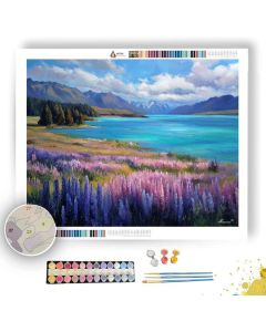 LAKE TEKAPO GLOW - Paint by Numbers Full Kit