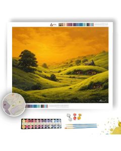 HOBBITON HILLS - Paint by Numbers Full Kit
