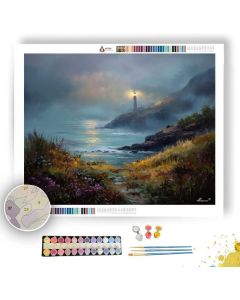 DUNEDIN LIGHTHOUSE HILL - Paint by Numbers Full Kit