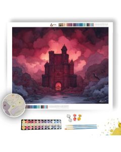 THE CURSED CASTLE - Paint by Numbers Full Kit