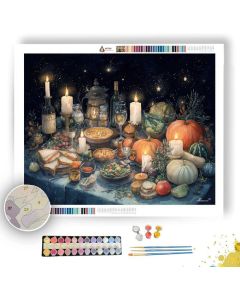 MYSTIC HARVEST NIGHT - Paint by Numbers Full Kit