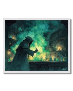 THE NIGHT ALCHEMIST - FRAMED