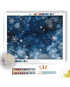MIDNIGHT SNOWFALL - Paint by Numbers Full Kit