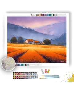 AUTUMN FARM VIEW - Paint by Numbers Full Kit