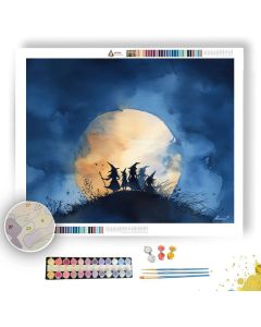 MIDNIGHT SPELL CIRCLE - Paint by Numbers Full Kit