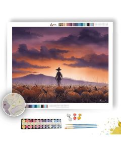HAUNTED HARVEST FIELD - Paint by Numbers Full Kit