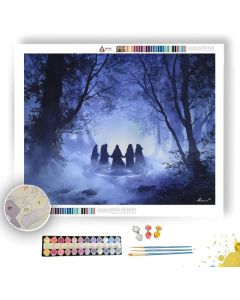 MIDNIGHT COVEN - Paint by Numbers Full Kit