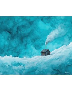 WINTER CABIN SERENITY